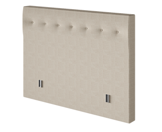 Hoofdeinde Kalmia Beige 90 - H120 cm