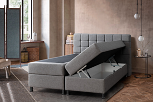 Omega bed met opbergruimte