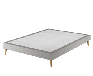 Bedbodem Cirse Deco Ashgrey - 140x190 cm