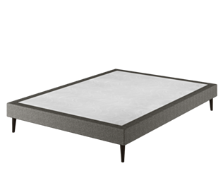Bedbodem Cirse Deco Grey - 140x190 cm