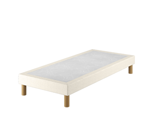 Bedbodem Cirse Deco Boucle Wit - 80x200 cm