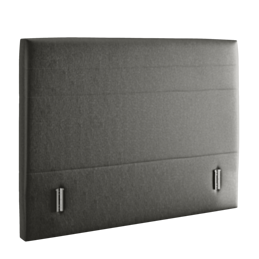 Hoofdeinde Twin Cabernet Zwart 140 - H105 cm