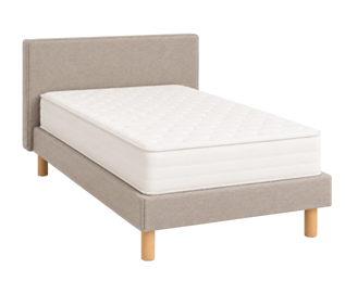 Beddengoedset Leon beige - 90 x 190 cm  