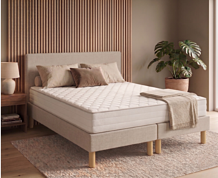 Beddengoedset Leon - beige - (x2) 70x200 cm (140x200 cm) 