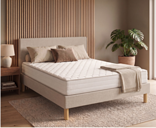 Beddengoedset Leon beige- 140 x 190 cm 