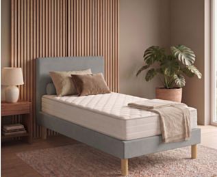 Beddengoedset Leon grijs - 90 x 200 cm 
