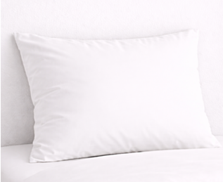 Taie d'oreiller 100% coton 