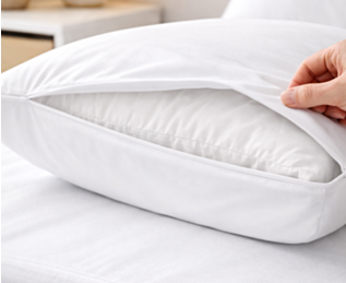 Waterdichte Lyocell Kussenbeschermer Wit – 63x63 cm