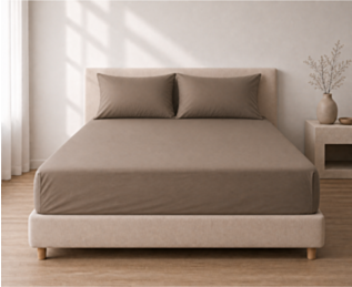  hoeslaken van Cashmere-percal, Bonnet 35, 140 x 200 cm