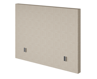 Hoofdeinde Kahaia Nika Beige 200 - H100 cm