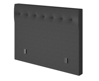 Hoofdeinde Kalmia Grijs 100 - H120 cm