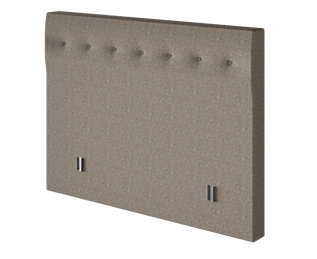 Hoofdeinde Kalmia Taupe 100 - H100 cm