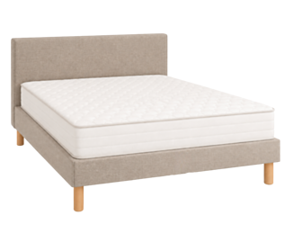 Beddengoedset Leon beige - 140 x 200 cm 