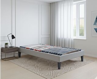 Bedbodem elektrisch Essentiel Plus Grijs – 80x190 cm 