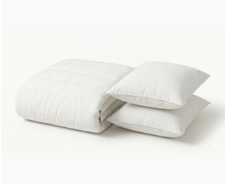 Pack Oreiller 
Pack couette + oreillers 
Fabrication française 