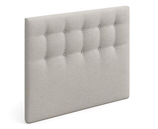 Tete de lit zelie gris 140 cm 115 hauteur 