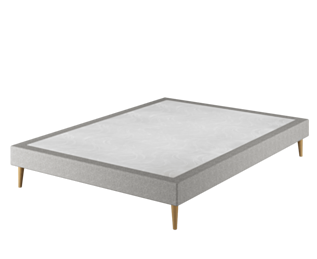 Bedbodem Cirse Deco Ashgrey - 140x200 cm