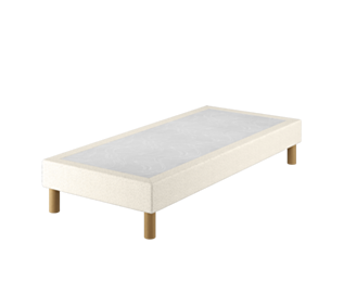 Bedbodem Calla Deco Boucle Wit - 90x190 cm