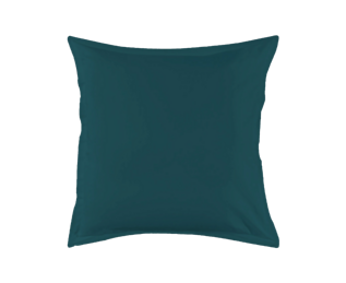 Kussensloop Katoen Pétrole - 63x63 cm