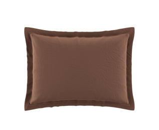 Kussensloop Katoen Taupe - 50x70 cm