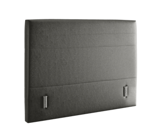 Hoofdeinde Twin Cabernet Zwart 160 - H105 cm