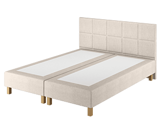 Boxspring Coventry Merlot Ecru - 140x190 cm