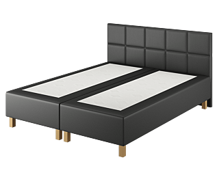 Boxspring Forbes Cabernet Zwart - 180x200 cm