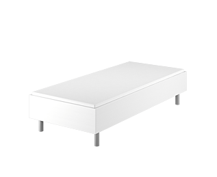 Bed German Comfort Wit  - 90x190 cm