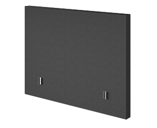 Hoofdeinde Kahaia Page Grey 160 - H100 cm