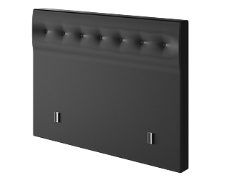 Hoofdeinde Kalmia S Zwart 160 - H100 cm