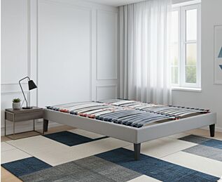 Bedbodem elektrisch Essentiel Plus Grijs– 160x200 cm (2 bedbodem 80x200 cm) 