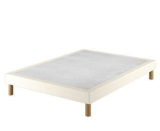 Bedbodem Cirse Deco Boucle Wit - 140x200 cm