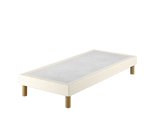 Bedbodem Cirse Deco Boucle Wit - 70x200 cm