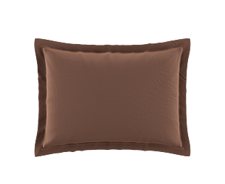 Kussensloop Katoen Taupe - 50x70 cm