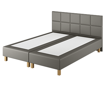 Boxspring Coventry Cabernet Antraciet - 90x190 cm