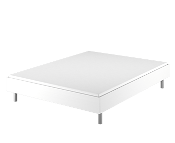 Bed German Blanc - 140x190 cm