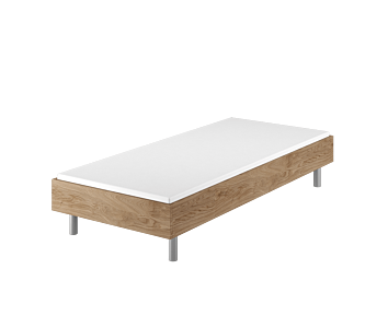 Bed German Chêne - 90x190 cm 