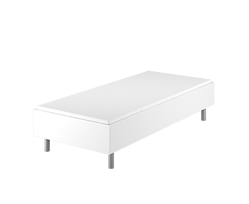 Bed German Comfort Wit - 90x200 cm