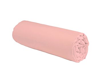 Hoeslaken Roze Katoen 25 - 90x190 cm