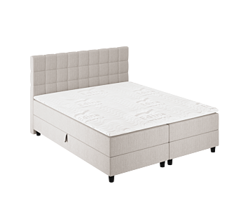 Bed met Opbergruimte Omega Beige - 140x200 cm