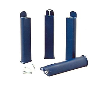 Set van 4 Sedac Blauw Poten - H22 cm