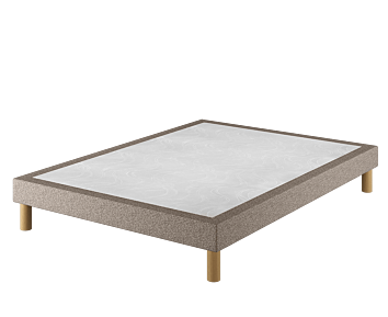 Bedbodem Cirse deco Taupe - 140x190 cm