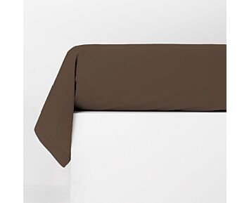 Bolster zaak ronde Taupe - 85x140 cm