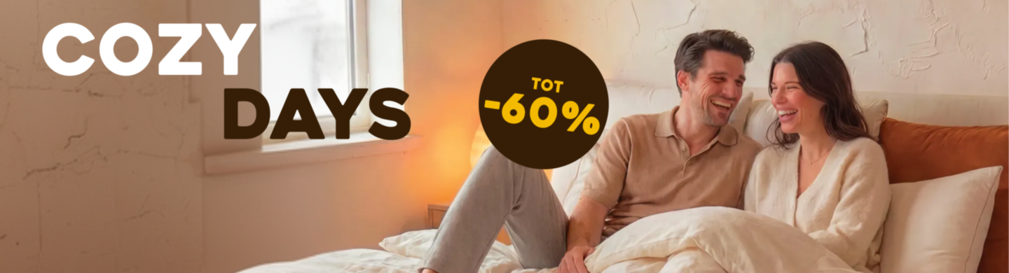 promotieaanbieding cozy day tot -60%
