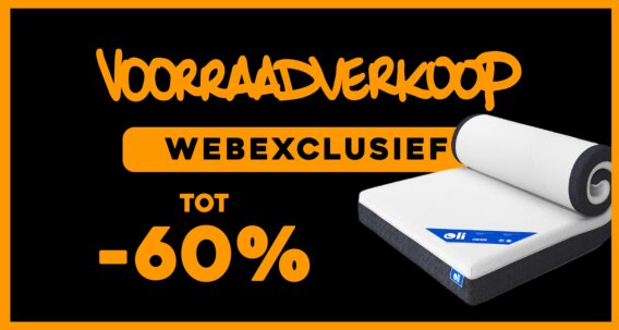 Uitverkoop van opgerolde OLI-matrassen